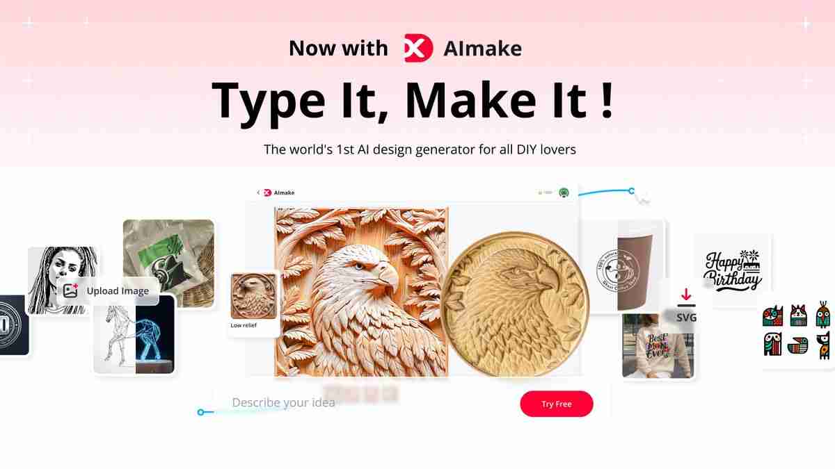 The world's first AI-powered craft ideas platform, AImake,