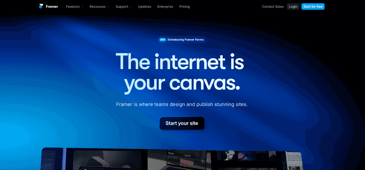 Framer AI website builder review 2024