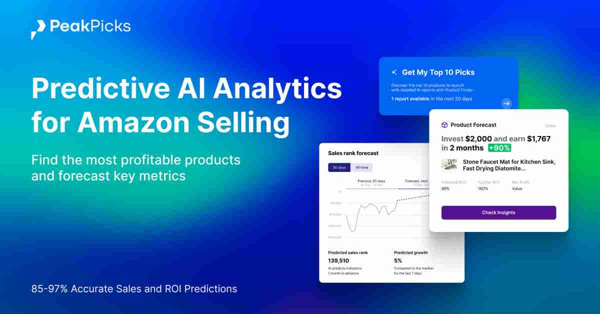 PeakPicks - New AI Tool That Predicts Future Sales and ROI