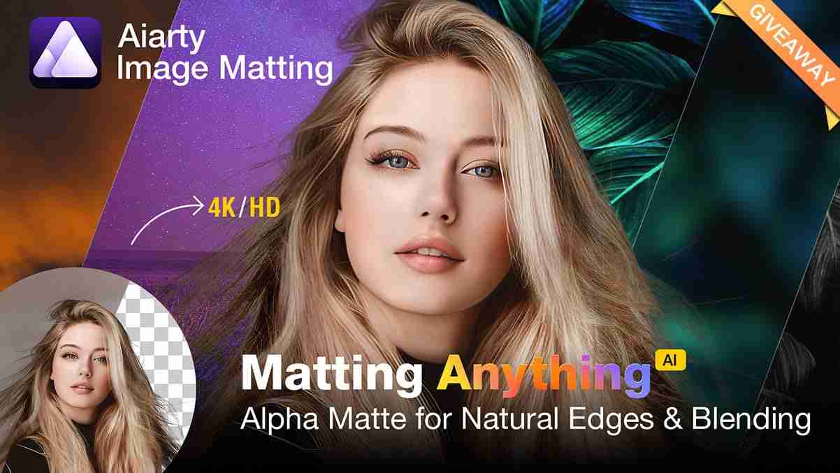 Aiarty Image Matting: Remove Any Background with AI