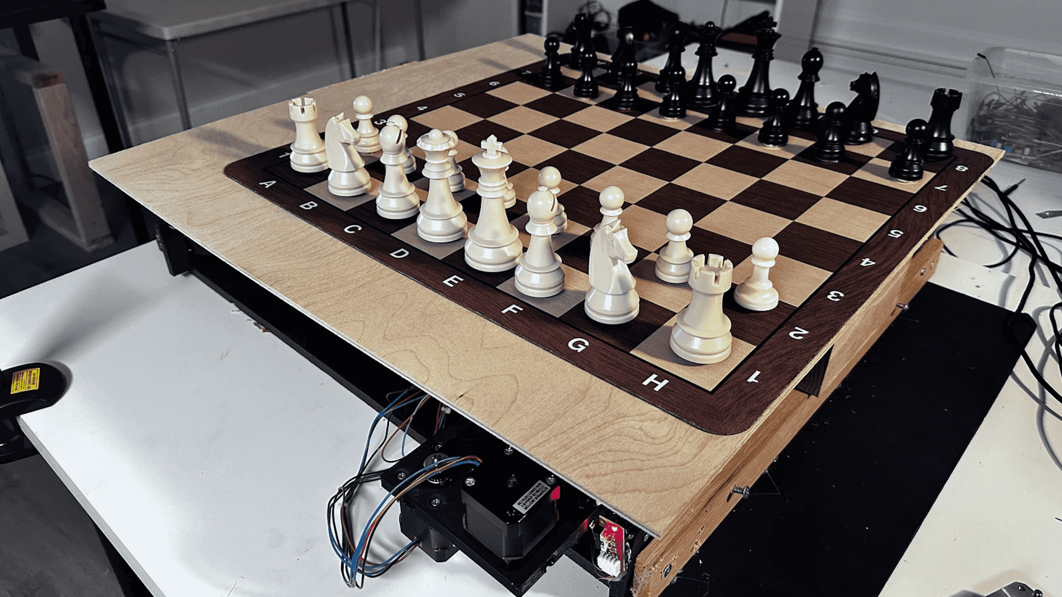 This amazing automatic chessboard uses a Raspberry Pi under 